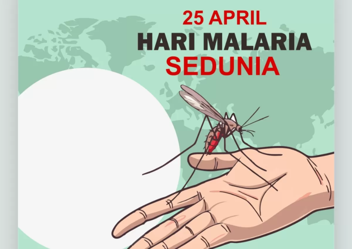 Twibbon Hari Malaria Sedunia 2026. (Twibbonize.com/BOS LEBAH)