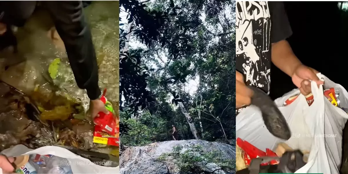 Kondisi terkini Air Terjun Watu Ondo Jember (Instagram/@jemberawesome)