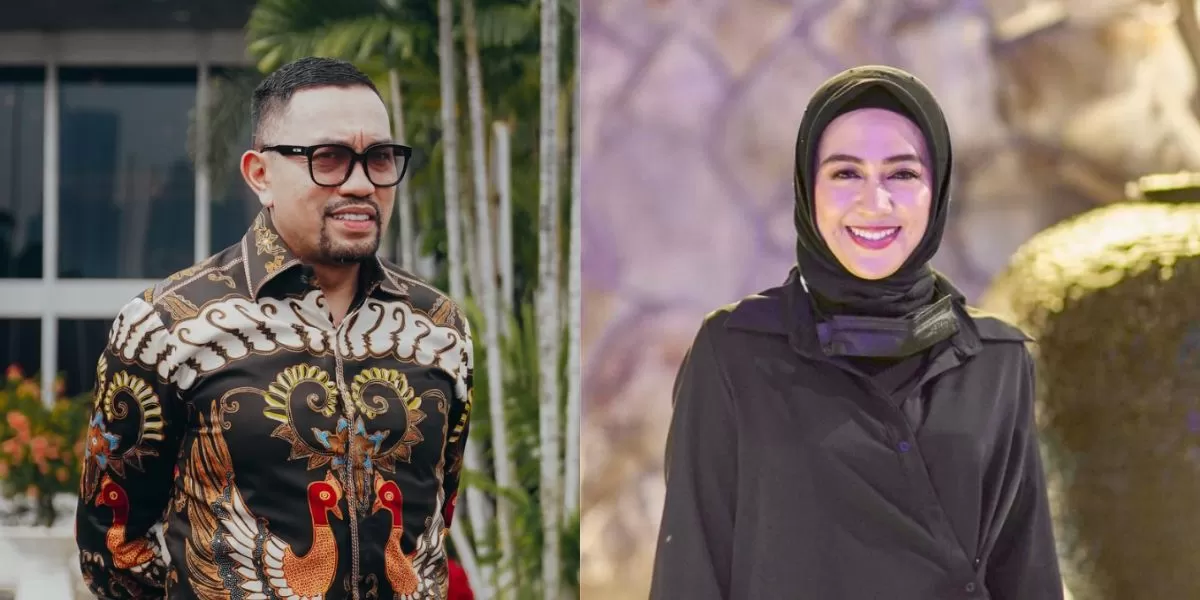 Profil istri Ahmad Sahroni, Feby Belinda (kanan) (Instagram/@ahmadsahrono)