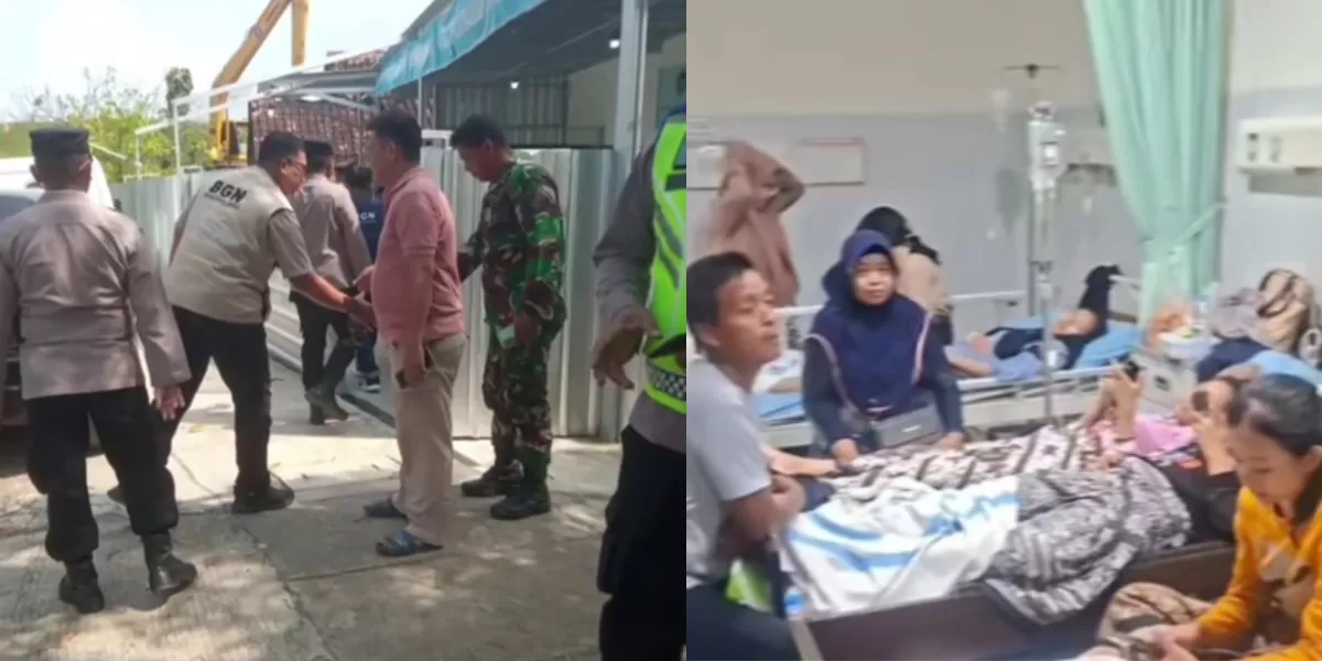 Potret dapur SPPG dengan police line (Instagram @lambe_turah)
