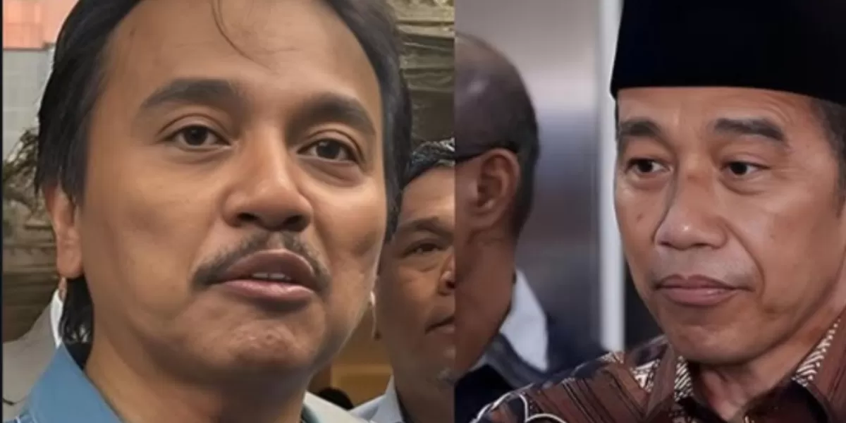 Roy Suryo dan Jokowi. (Instagram @magewakefacken)