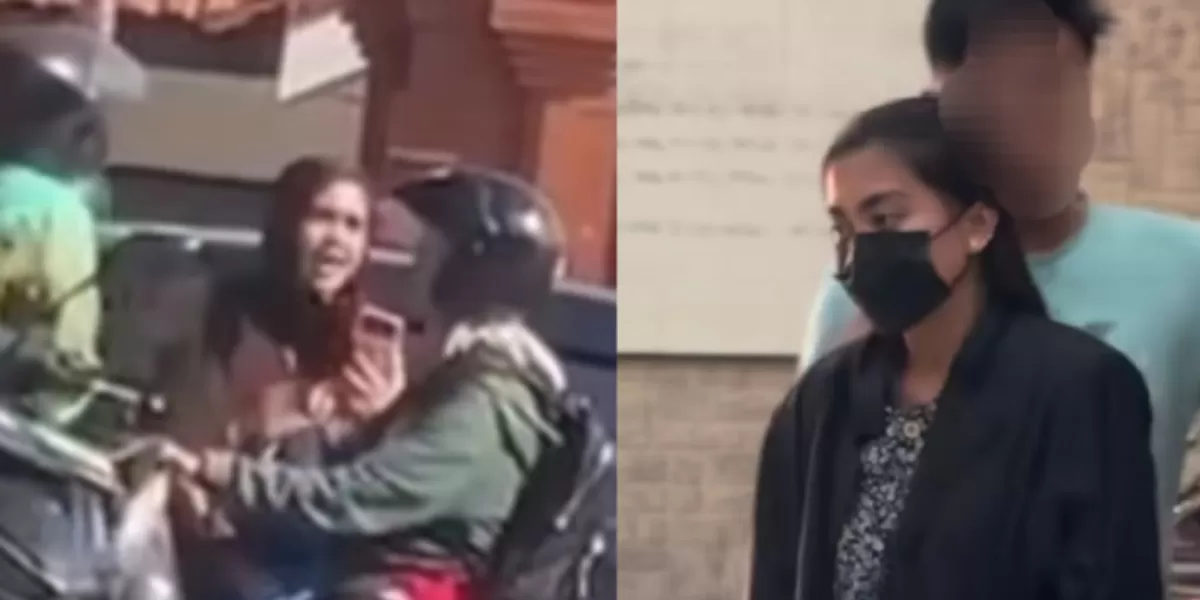 Ibu muda viral yang memaki dan menoyor di Mojokerto ternyata pernah tersandung kasus kriminal.  (Instagram/polres_mojokerto_kota)