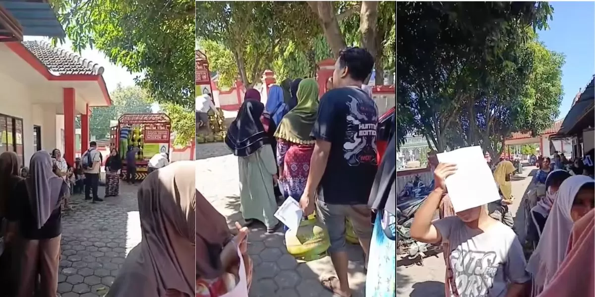 Antrean warga di Puger saat operasi pasar murah gas LPG 3 kilogram (Facebook/abdurrachman.binmulyono)