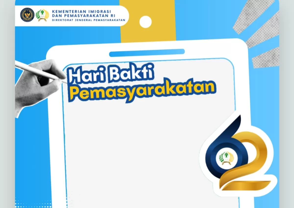 Twibbon Hari Bakti Pemasyarakatan (HBP) 2026. (Twibbonize.com/53 MP B 20 Indra Setiawan R)