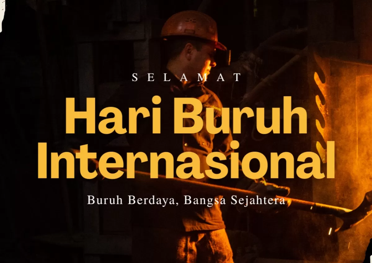 Ilustrasi twibbon Hari Buruh 1 Mei (Pexels.com/LA-Porto Co)