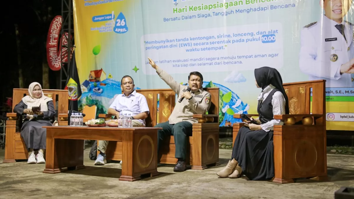 BPBD Jember menggelar pelatihan. (M Purnomo/SketsaNusantara.id)