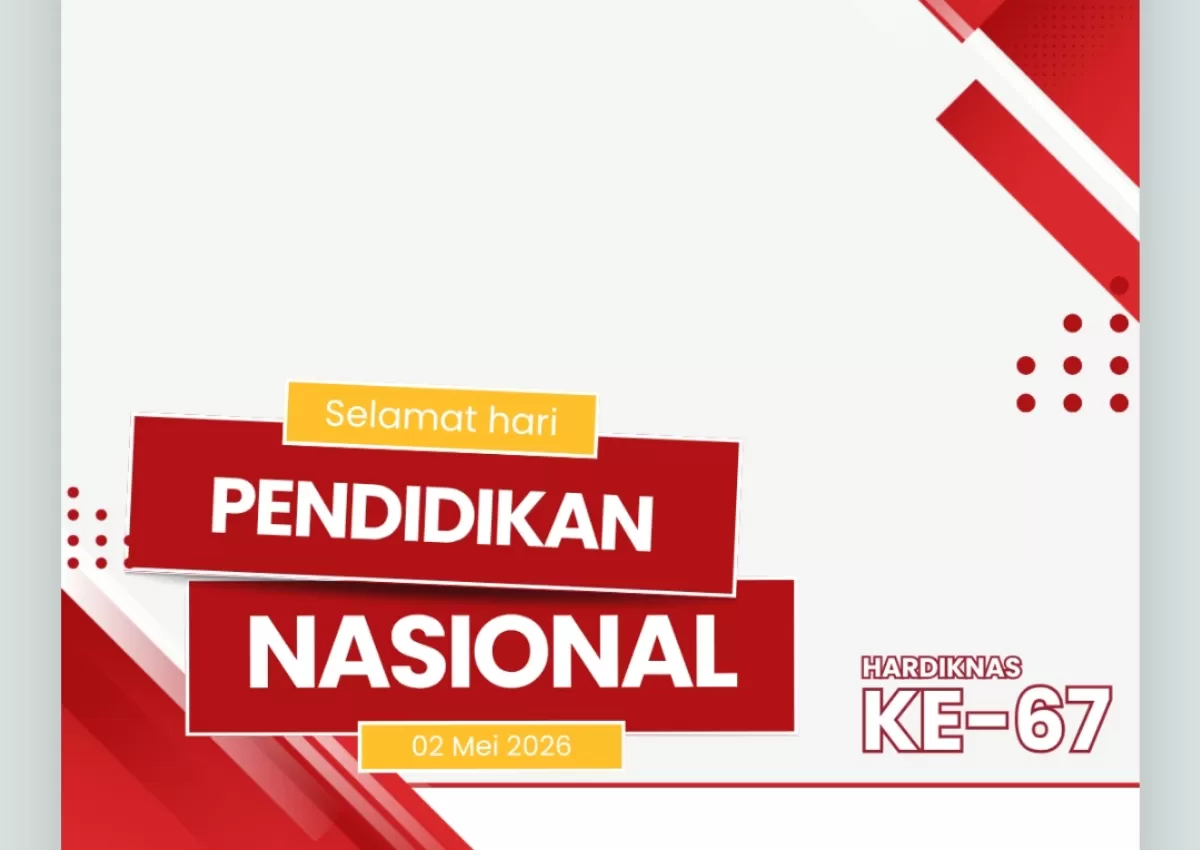 Twibbon Hari Pendidikan 2026. (Twibbonize.com/Istih)