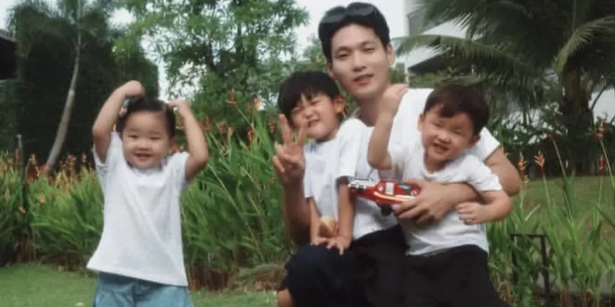 Kebersamaan Na Daehoon dan anak-anaknya  (Instagram @daehoon_na)