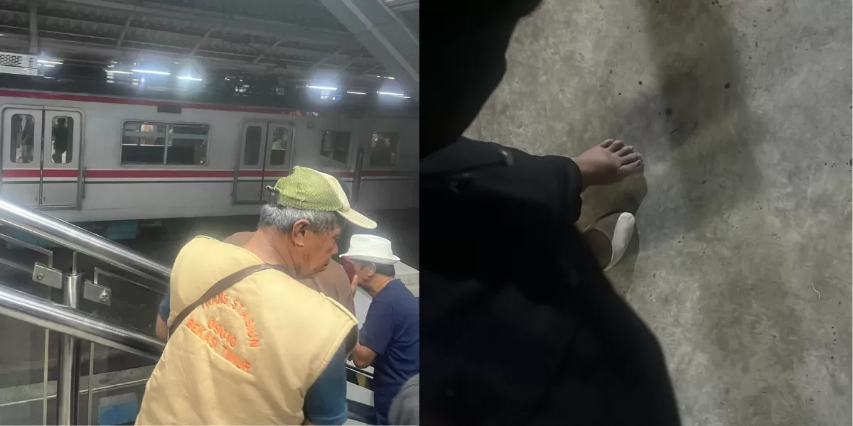 Salah satu kesaksian dari korban luka-luka kecelakaan KRL dan KAJJ Argo Bromo Anggrek angkat bicara. Mengaku bahwa jari kakinya terbanting di aspal. (Threads/raradaniia)