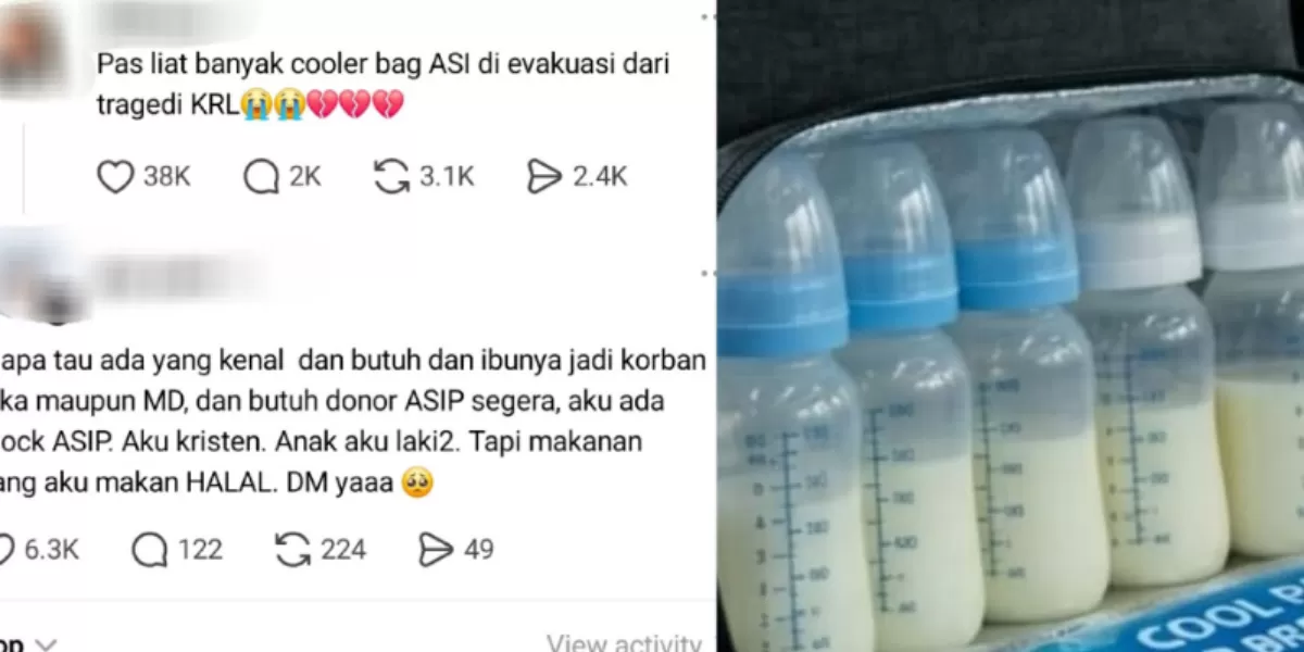 Ramai busui menawarkan diri menjadi donor ASIP untuk anak korban kecelakaan KRL di Stasiun Bekasi Timur.  (Threads/grjs.pane - Instagram/rumpi_gosip)
