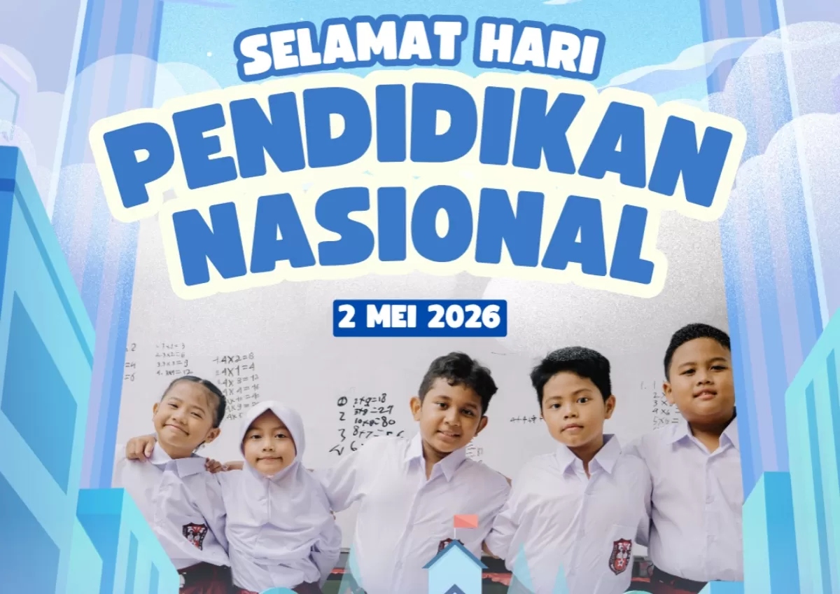 Poster Hari Pendidikan Nasional 2026. (Canva.com/Syammasfitria Studio)