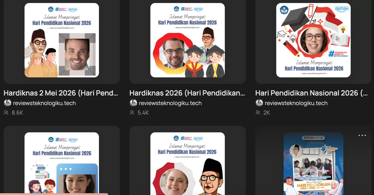 Daftar link twibbon Hardiknas 2026 (Freepik)
