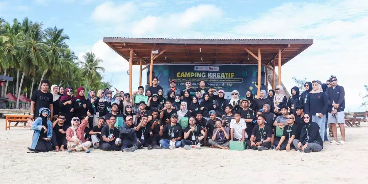 Momen foto bersama saat Camping Kreatif Buton Tengah 2026 (Dok. ICCN)