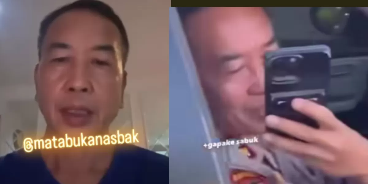 Video viral oknum polisi yang tak terima ditegur saat merokok di jalan raya. ( Instagram/matabukanasbak)