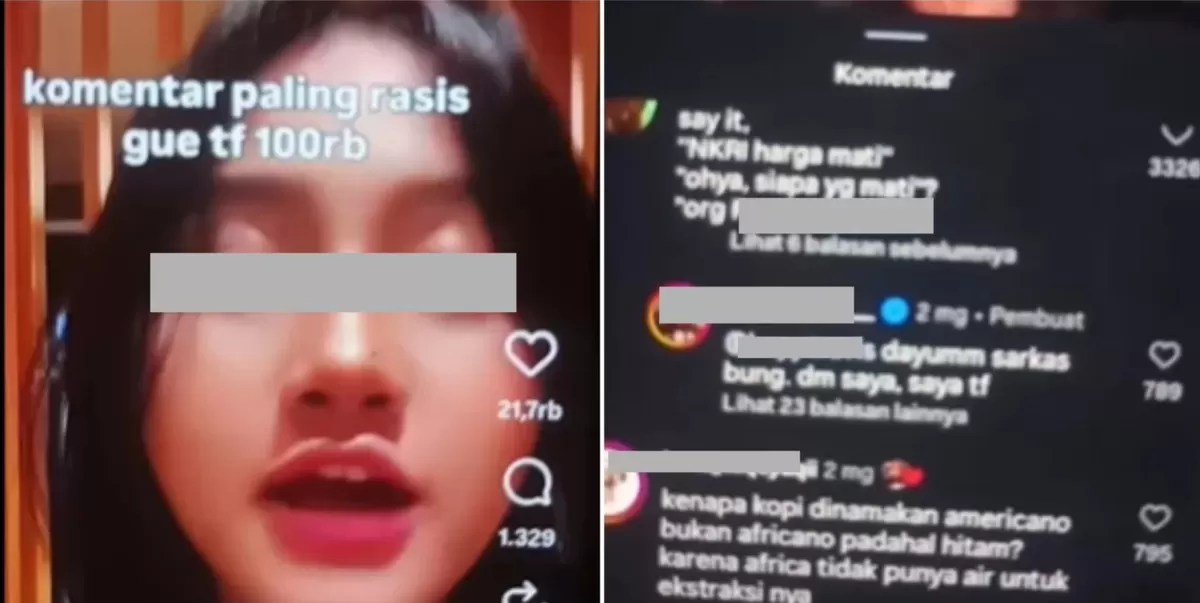 Akun Instagram diduga anak Polisi gelar kontes komentar rasis berhadiah uang (Tangkap layar X @Heraloebss)