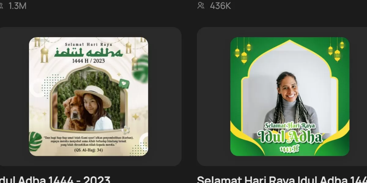 Contoh desain twibbon Idul Adha 2026 (Twibbonize)