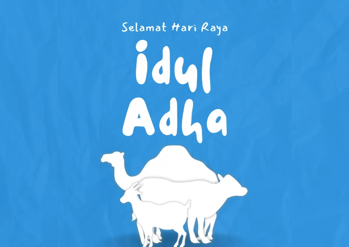 Ilustrasi twibbon Idul Adha 2026 (Canva.com/Yenieta)