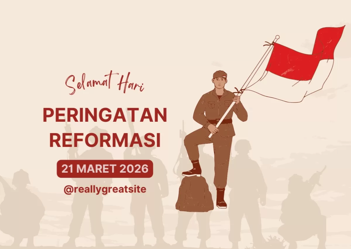 Poster Hari Peringatan Reformasi Nasional 2026. (Canva.com/Dule Creative)