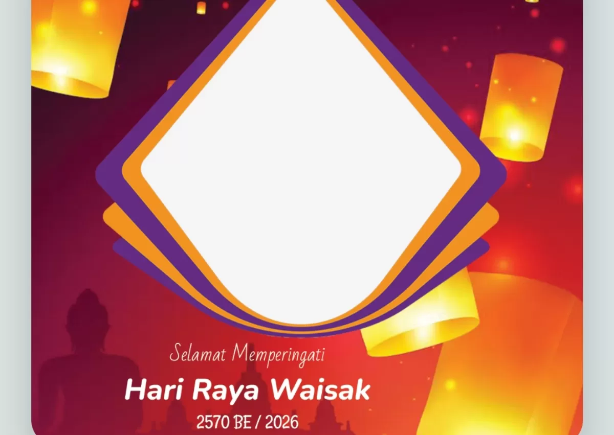 Twibbon Hari Raya Waisak 2570 BE. (Twibbonizen.com/reviewsteknologiku.tech)