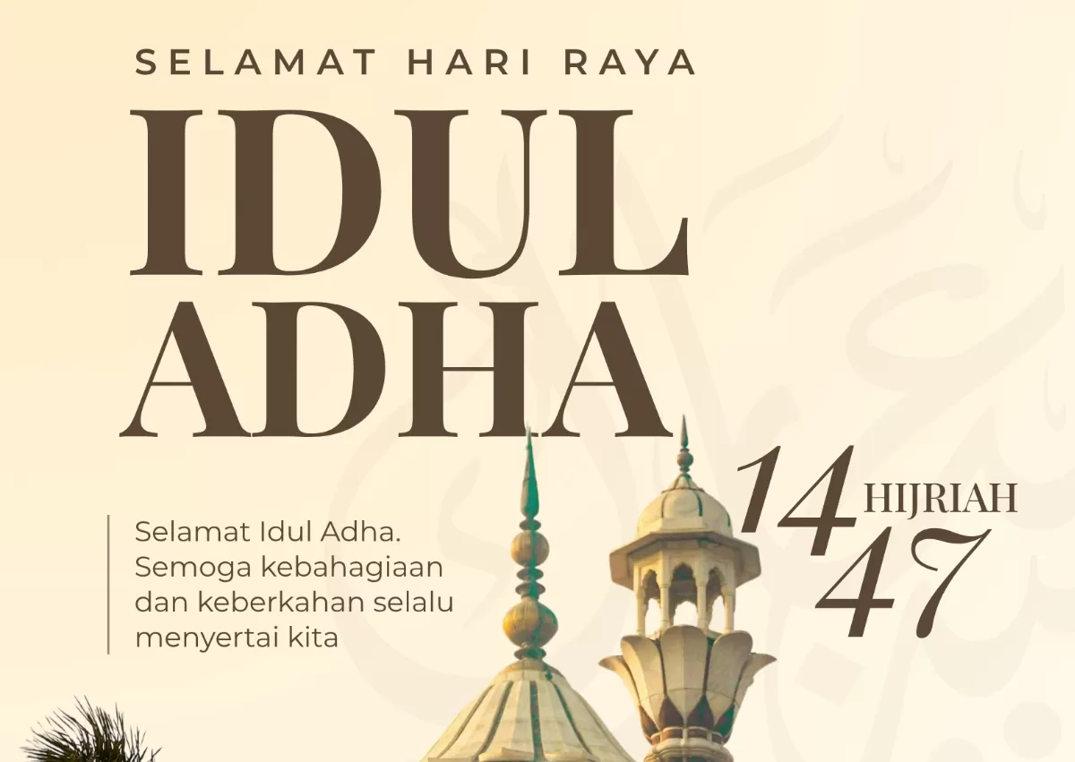 Tema Idul Adha 1447 Hijriah 2026. (Canva.com/MoonBeams)