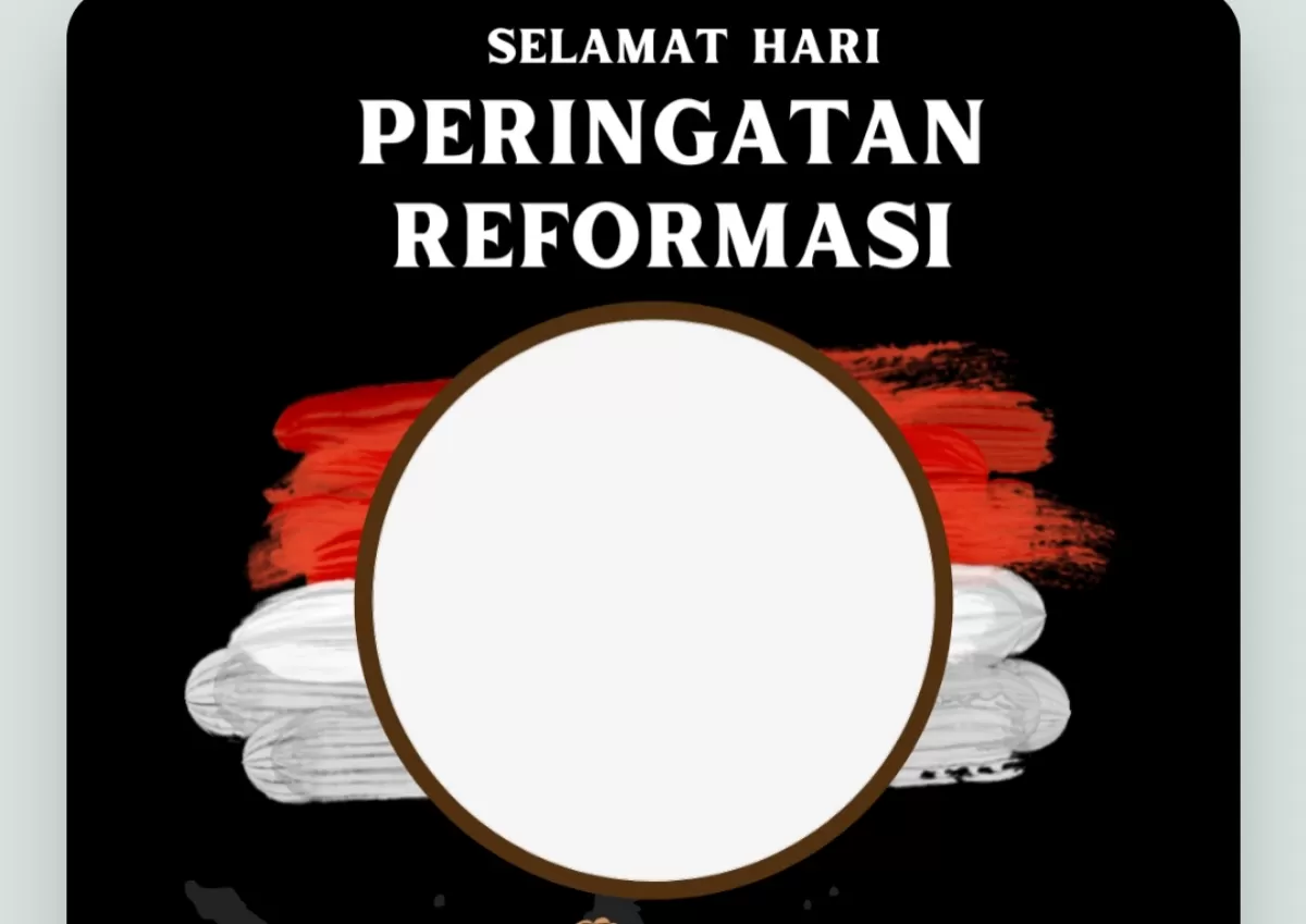 Twibbon Hari Peringatan Reformasi. (Twibbonize.com/GML-Tech)