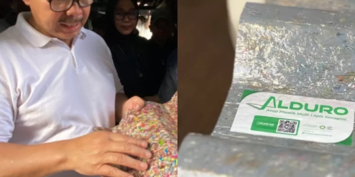 Penggunaan atap Alduro dalam program bedah rumah oleh Pemkot Yogyakarta. (Dok. Pemkot Yogyakarta & PT Sirkular Karya Indonesia)