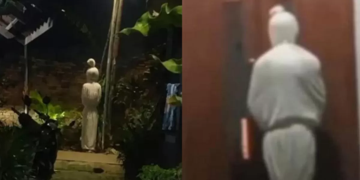 Ramai kabar teror pocong terjadi di sejumlah wilayah di Tangerang, Banten. ( Threads/zybe.et - anaameliaseptiani)