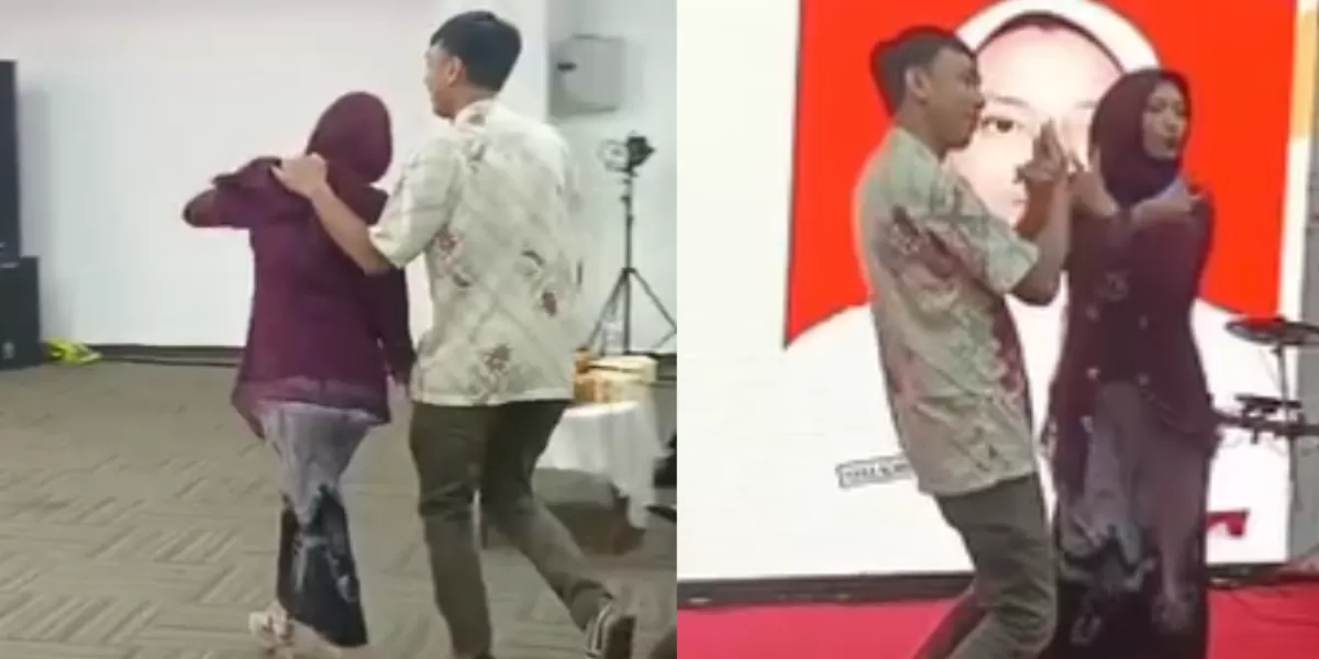 Awet mudanya kebangetan! Sosok siswi yang sedang diwisuda ini dikira ditemani oleh abangnya, ternyata dia adalah ayahnya.   (Instagram/yahyaparahyangan)