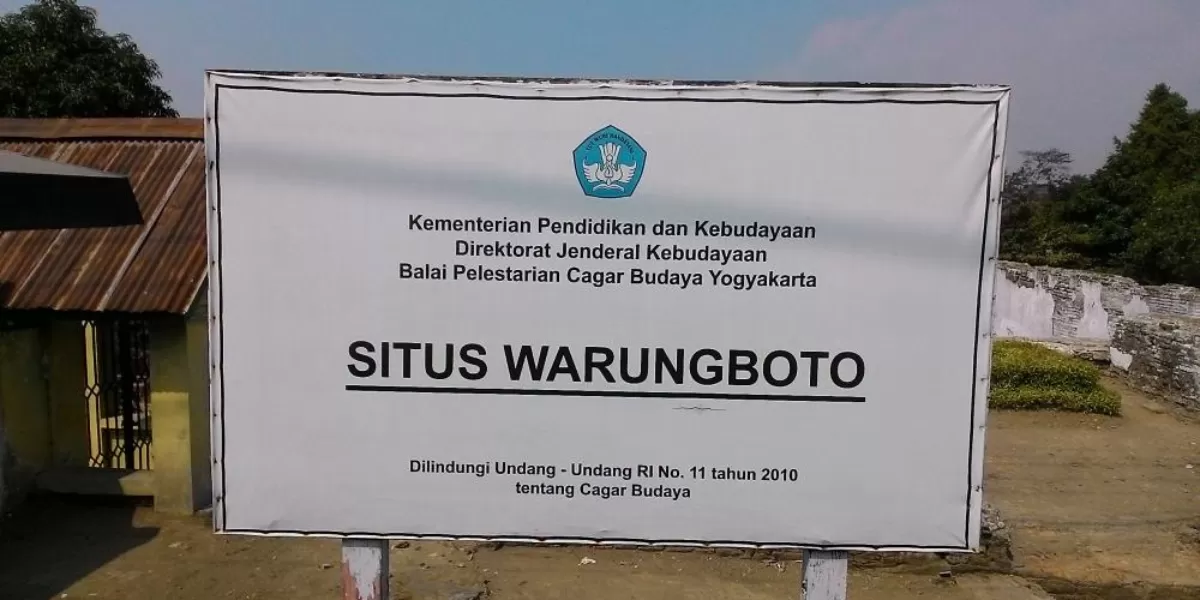 Situs Warungboto di Daerah Istimewa Yogyakarta. (Jogjaprov.go.id)