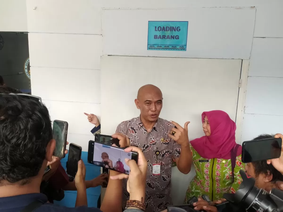 PJ Sekda Achmad Imam Fauzi saat dikonfirmasi. (Angga Juli Setiawan/SketsaNusantara.id)
