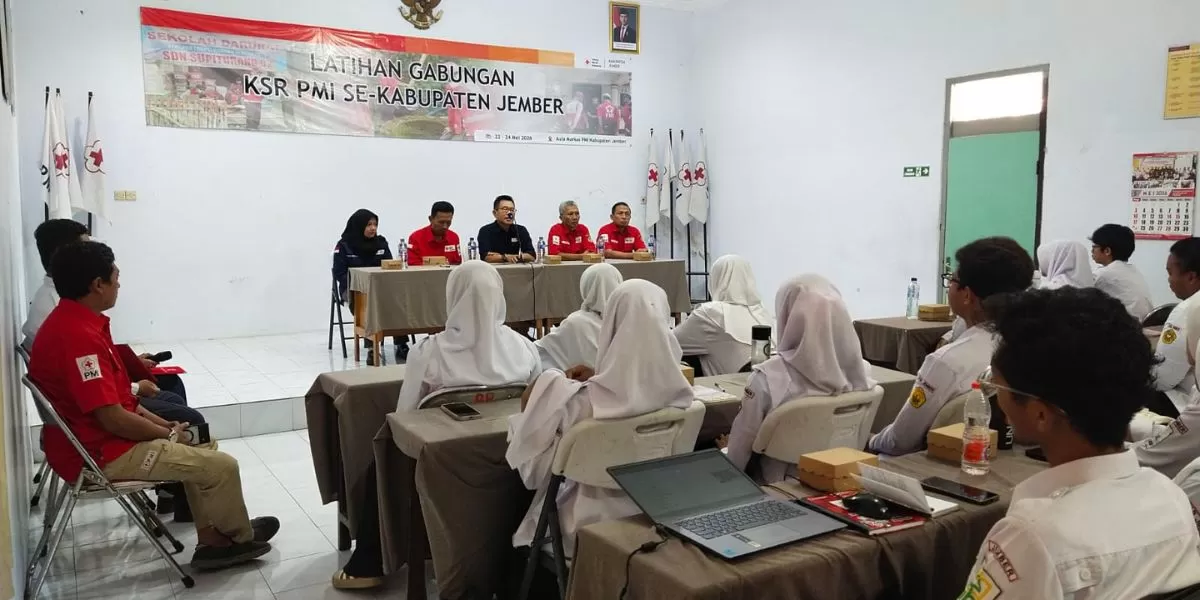 Latihan Gabungan KSR PMI se-Kabupaten Jember (Dok. PMI Jember)