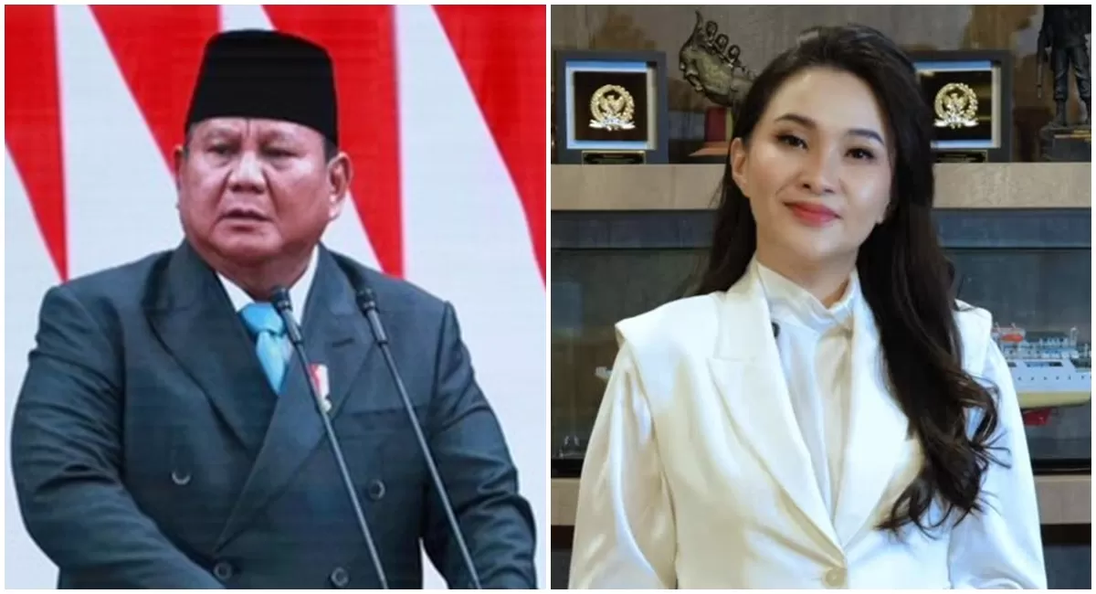 Pidato Prabowo yang menyebut rakyat tak ingin kaya raya dibandingkan dengan ucapan Sherly yang justru ingin masyarakat sejahtera (Instagram/presidenrepublikindonesia/s_tjo)