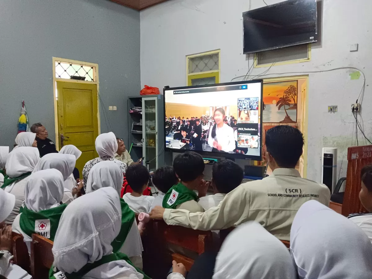 Semangat kemanusiaan dan kesiapsiagaan bencana terbukti mampu melintasi batas negara dan usia. (Dok. PMI Jember)
