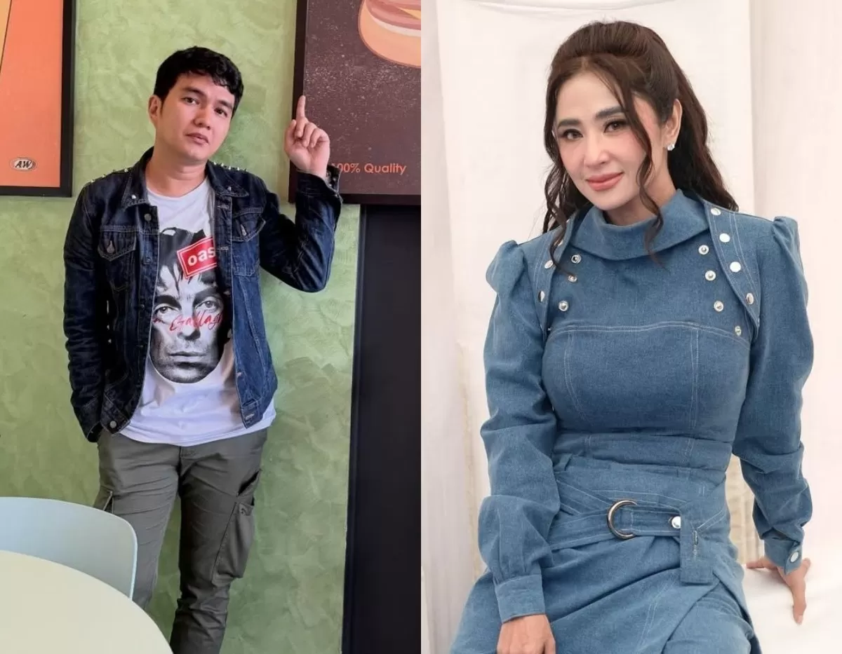 Permohonan maaf dan permintaan Aldi Taher kepada Dewi Perssik usai viral karena bersitegang karena status putra sang mantan istri.  (Instagram.com/@alditaher.official, @dewiperssik9.)