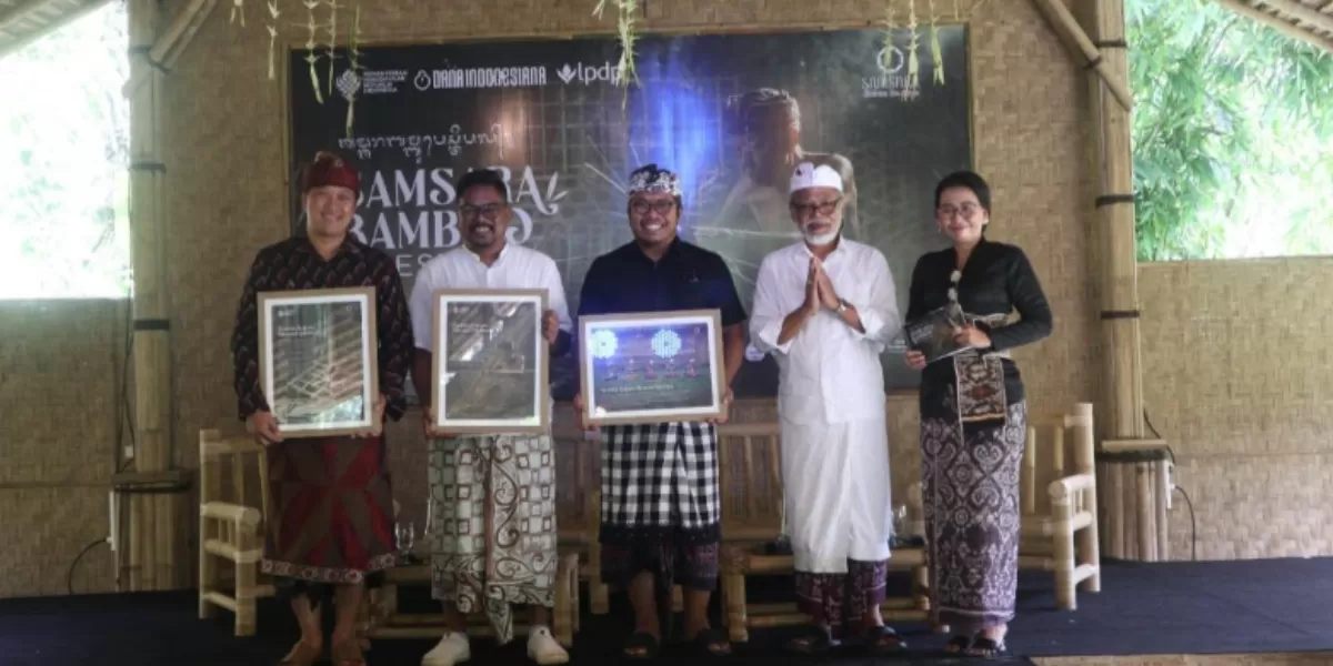 Perkumpulan Samsara Raksa Budaya bekerja sama dengan Kementerian Kebudayaan Republik Indonesia resmi menggelar Samsara Bamboo Festival 2026.  (Dok. Samsara Raksa Budaya)