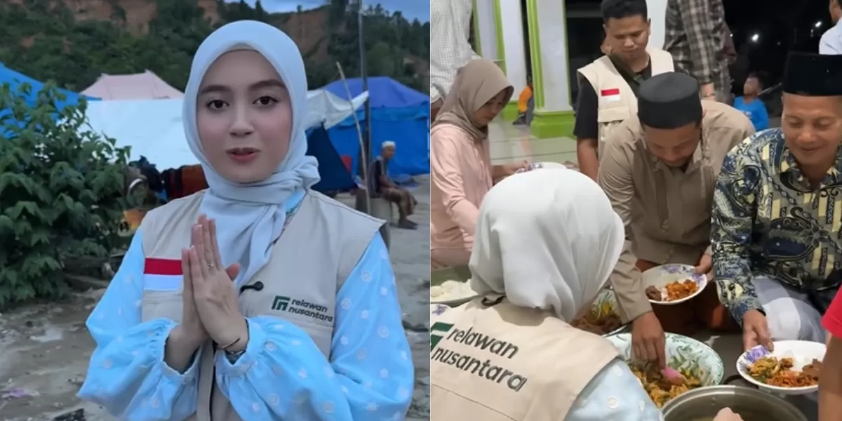 Aceh Tamiang belum pulih pasca bencana! Nabilah ex JKT48 adakan acara buka puasa bersama dan sedekah kurban. (Tangkapan layar Instagram/nblh.ayu)