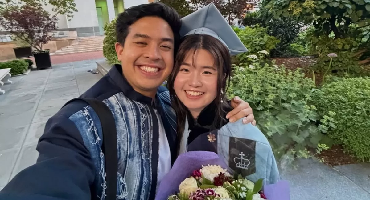 Potret Grace Caroline Ignatius, pacar Jerome Polin yang baru saja lulus S2 Uniiversity Coumbia New York (Instagram/gracecarolinee)