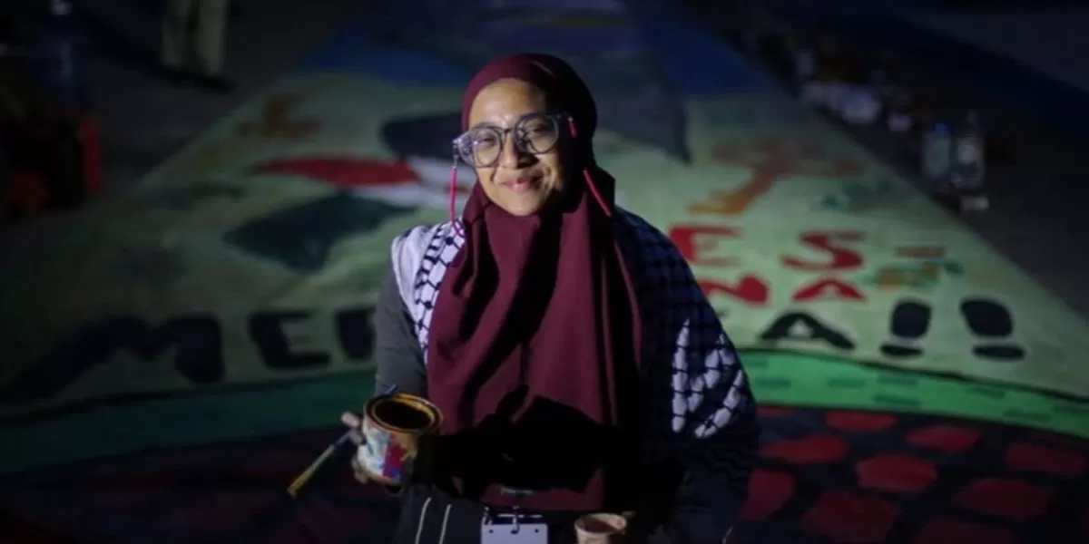 Chiki Fawzi bongkar apa yang jadi ketakutannya saat ikut dalam misi pelayaran Global Sumud Flotilla demi menyalurkan bantuan ke Gaza.  (Instagram.com/@chikifawzi)
