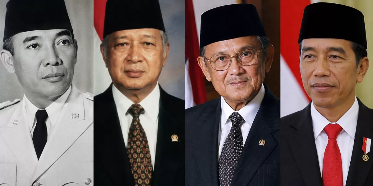 Daftar presiden RI yang lahir di bulan Juni. (Kolase/presidenri.go.id)