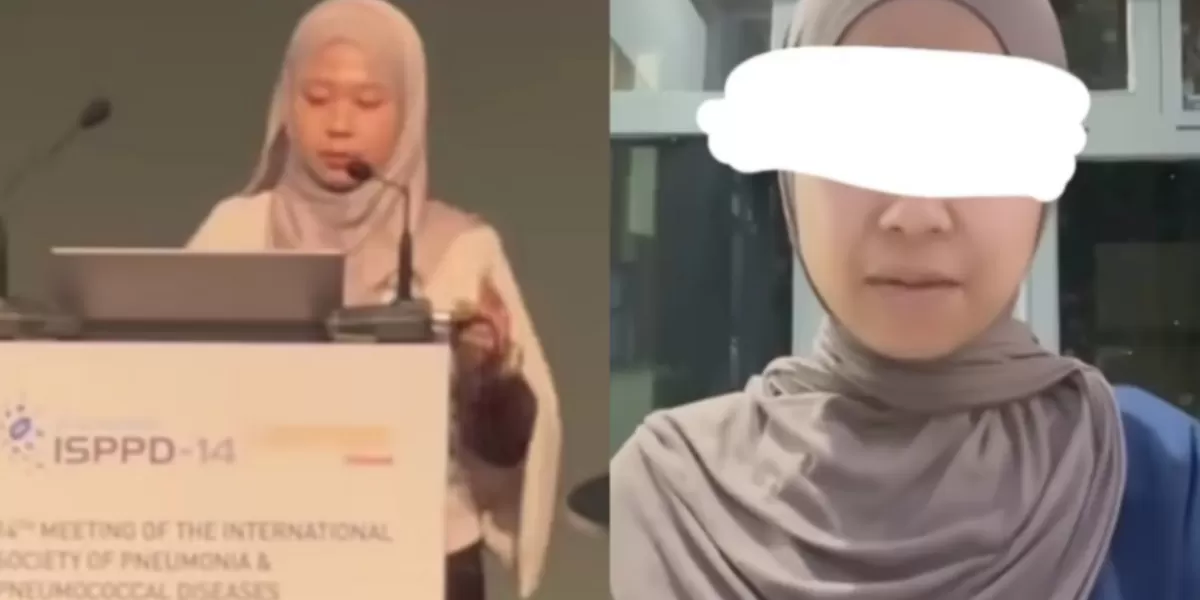 Viral video Prihantini menyampaikan permintaan maaf karena pencatutan nama Ayuni Kemala Safira.  (Threads/mamatsedunia)