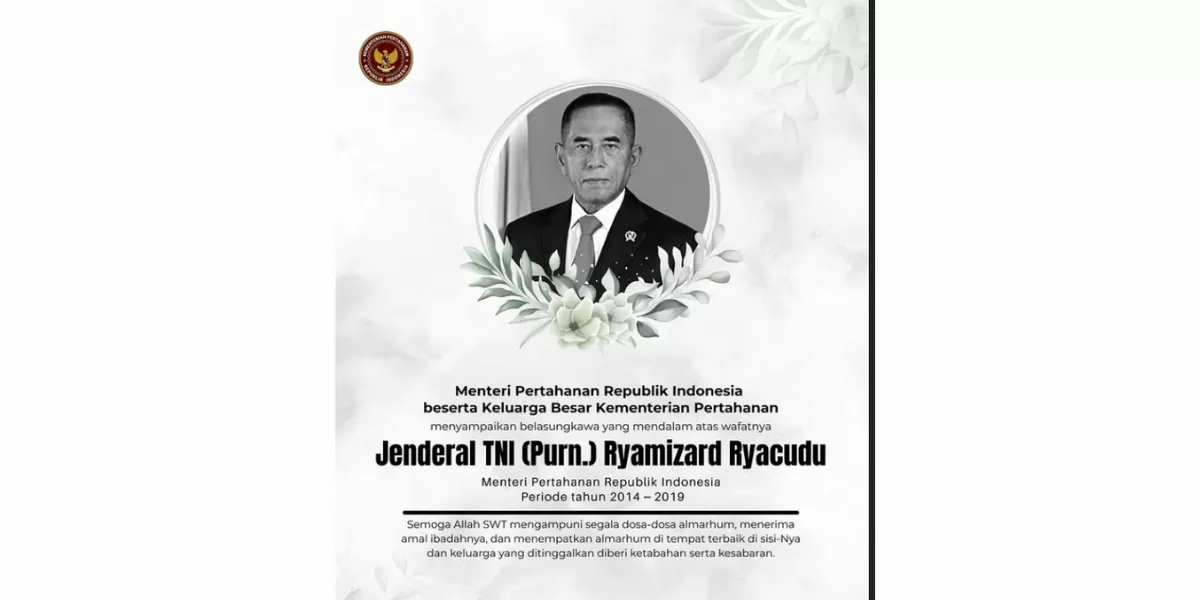 Ryamizard Racudu meninggal dunia. (Instagram/kemhanri)