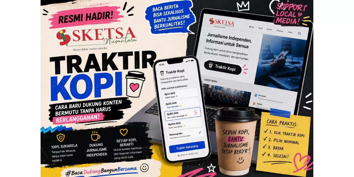 Fitur Traktir Kopi di SketsaNusantara.id (Dok. SketsaNusantara.id)