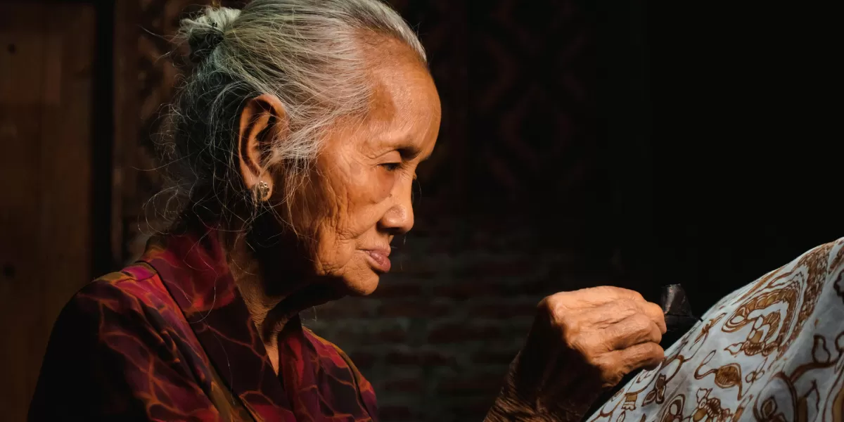 Ilustrasi batik di Yogyakarta. (Pexels/Jauhar Musthofal Qulub )