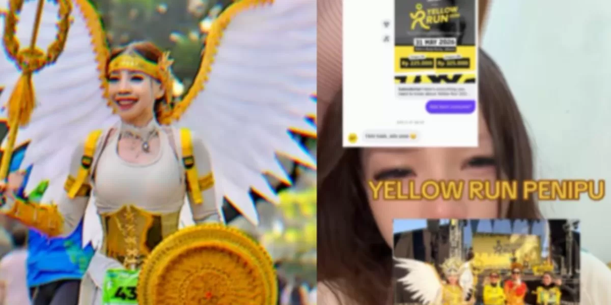 Menyoroti dugaan penipuan dalam kompetisi Yellow Run 2026 di GBK, Jakarta, pada Minggu, 7 Juni 2026.  (Instagram.com/@prettykowaas)