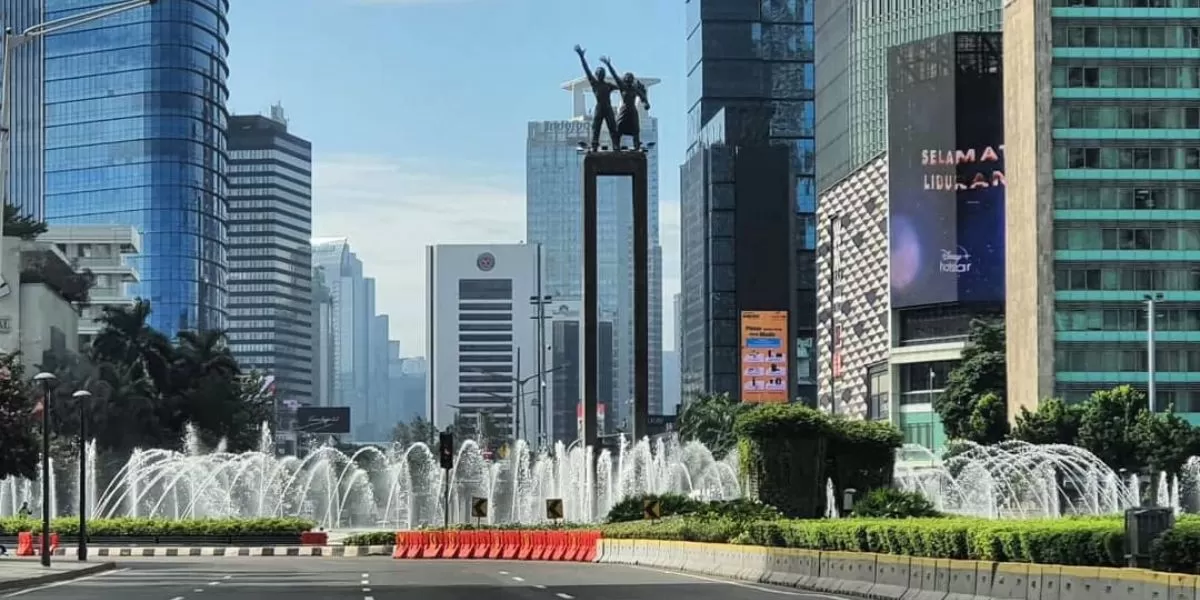 Bundaran HI, ikon Jakarta (Instagram/@tamanhutandki)