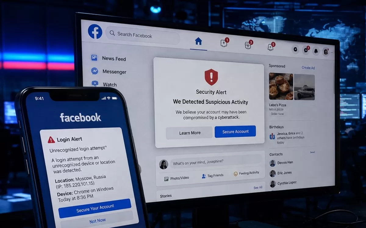 Ilustrasi Facebook dan media sosial Instagram hingga Threads yang beradavdi bawah naungan Meta mengalami gangguan serentak secara global (X/MorgenHatton)