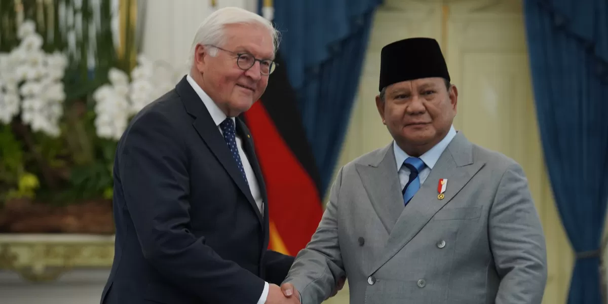Prabowo dan Presiden Jerman. (Tim Media Presiden)