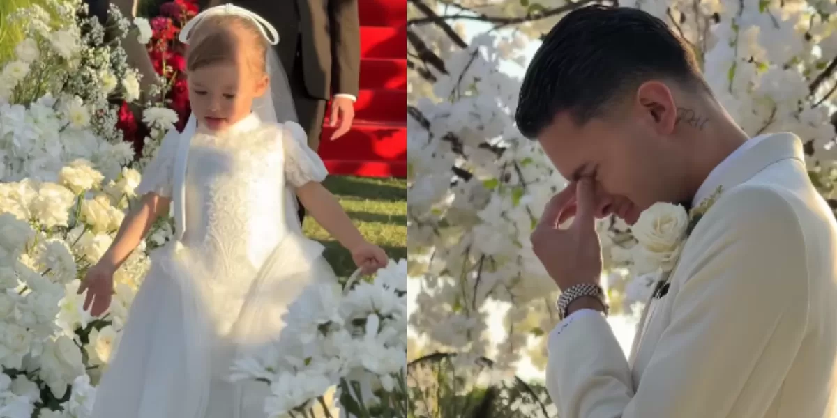 Haru sekaligus gemas! Begini bunyi pesan Kamari untuk Justin Hubner sebelum menikahi Jennifer Coppen: Aku cinta kamu, Papa. (Instagram/justinhubner5)
