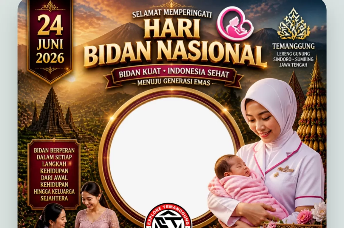 Twibbon Hari Bidan Nasional 2026.&lrm; (Twibbonize.com/Admin.E.T)