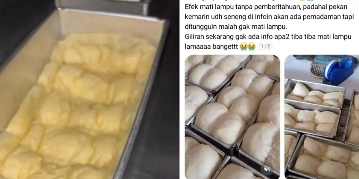 Curhatan viral pengusaha UMKM roti yang gagal jualan karena kendala pemadaman listrik tanpa pemberitahuan dari PLN.  (Tangkapan layar Threads/safirayundap - nadyafrahman_)